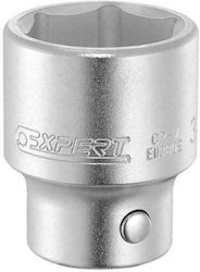 Expert Tools Socket Hex with Square Drive 3/4" Diameter 19mm