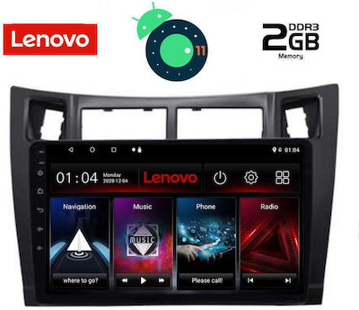 Lenovo Car-Audiosystem für Toyota Yaris Audi A7 2006-2011 (Bluetooth/USB/AUX/WiFi/GPS/Apple-Carplay) mit Touchscreen 9" DIQ_LVB_4736