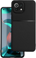 Forcell Noble Silicone Back Cover Black (Mi 11 Lite / 11 Lite 5G / 11 Lite 5G NE)