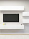 Living Room TV Unit Λευκό L100xW30xH30cm