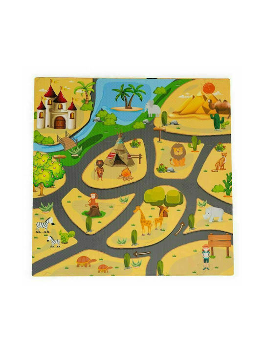 Ecotoys Activity Mat Road 93x93cm Thickness 9mm