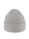 Tom Tailor Ribbed Beanie Cap Light Silver Grey Mélange 1026894-10367