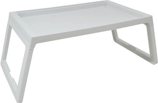 Ankor Plastic Dreptunghiular Tavă de Pat în Culoare Alb 68x35.5x26cm 814268 1buc