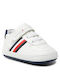 Tommy Hilfiger Βρεφικά Sneakers Αγκαλιάς Λευκά