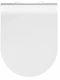 Wenko Plastic Soft Close Toilet Seat White Habos 46cm