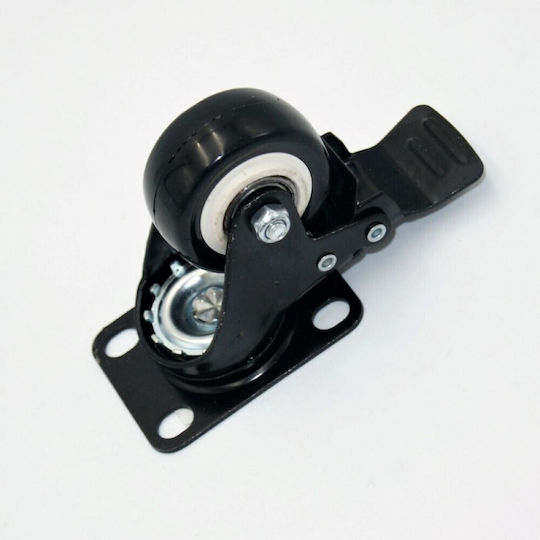 5961-4 Rotating Plastic Wheel with Brake 51mm