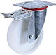 Ruotec 502.000.021.125 Rad Drehend mit Bremse 125x34mm
