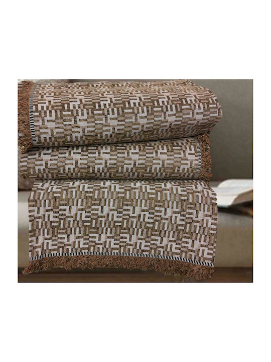 Linea Home Nota Σετ Ριχτάρια 3τμχ Chenille Μόκα LH2021248