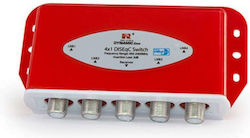 Red Eagle DSG 4/1 OUT Dynamic Line Διακόπτης DiSEqC Red Eagle DSG 4/1 OUT Dynamic Line Διακόπτης DiSEqC