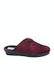 47987 Winter Damen Hausschuhe Burgundisch
