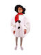 Kids Christmas Costume Snowman with White Leggings