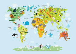Canvastic Kids Wall Art Map