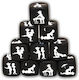 Secretplay Diablo Picante Erotic Dice Game of Posture Black