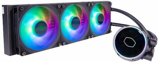 CoolerMaster Masterliquid PL360 Flux Υδρόψυξη AIO CPU με 3 Ανεμιστήρες 120mm και ARGB Φωτισμό