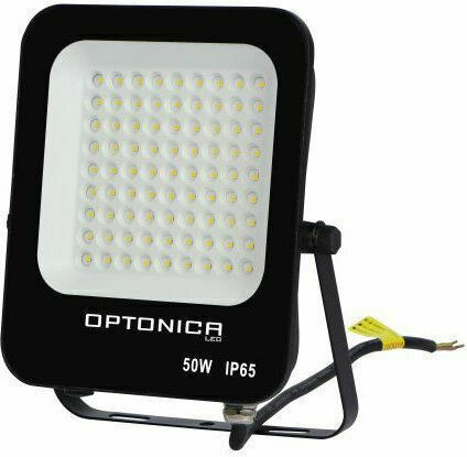 Optonica Στεγανός Προβολέας LED 50W Ψυχρό Λευκό 6000K IP65