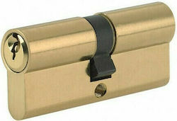 Cisa Lock Cylinder 110mm (40-70) with 3 Keys Gold