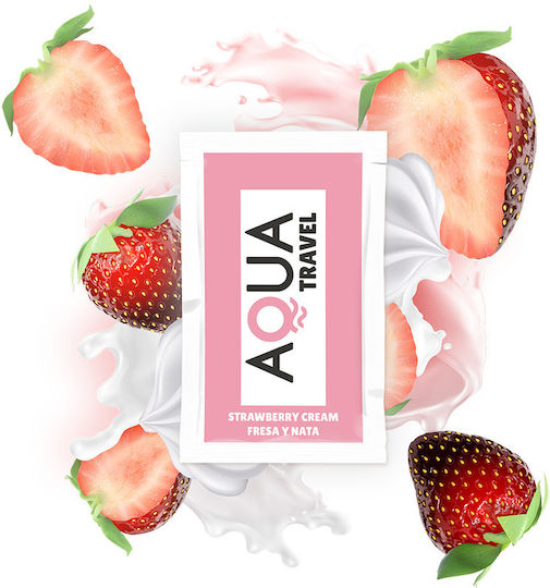 aqua travel Lubricant Lubrifiant Crema de căpșuni 6ml