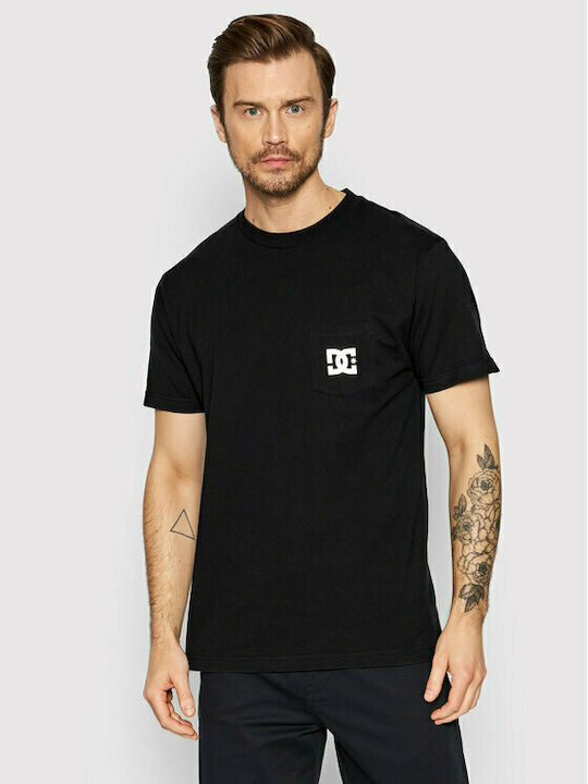 DC Star Ανδρικό T-shirt Μαύρο με Λογότυπο