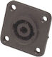 Speak On Female Chassis LZ204 Plug Speakon female Black (01.094.0004)