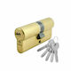 Cisa Lock Cylinder Security 75mm (30-45) with 5 Keys Gold