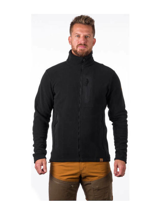 Franklin Men's Fleece Cardigan Black