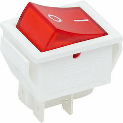DM Pro DM-4708 Ein-Aus-Schalter Rocker mit Beleuchtung Rote