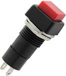 On-Off switch Pushbutton Red 1pcs