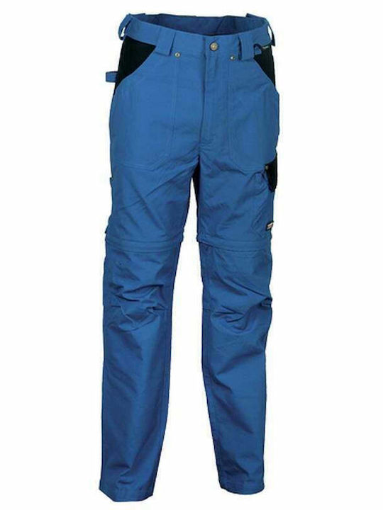 Cofra Helsinki Work Trousers Blue made of Cotton