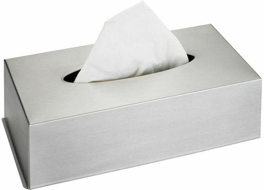 Wenko Metallic Tissue Holder Silver 25x12x8cm 168741121