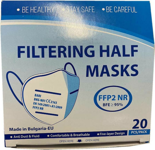 Bari Medical Filtering Half Masks BKG-N01 Mască de protecție FFP2 Negru 20buc