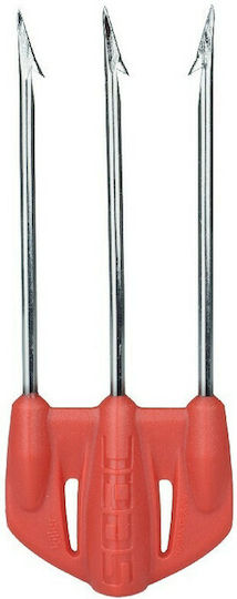 Seac Killer Speargun Trident Head Red with Reinforced Base