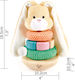Hape Jucărie de Stivuire Bunny Stacker pentru 0++ Luni