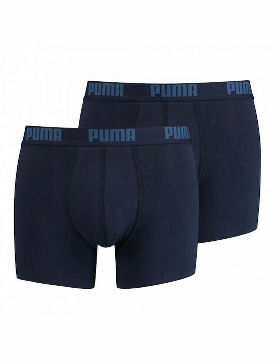 PUMA Basic Ανδρικά Μποξεράκια Μπλε 2Pack