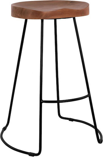 Σκαμπό Μπαρ Eleanor Καφέ 49x42x67εκ. Σκαμπό Μπαρ Eleanor Καφέ 49x42x67εκ.
