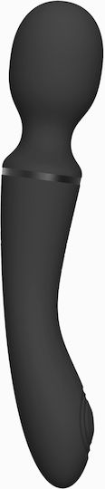 Vive Nami Vibrator Massage Wand, Attachments & Pulsewave 22cm Black