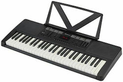 Startone Keyboard BK-54 with 54 Keys Standard Touch with Music Stand Black
