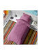 Dimcol Παιδικό Πάπλωμα Μονό Solid Lilac 160x240εκ.