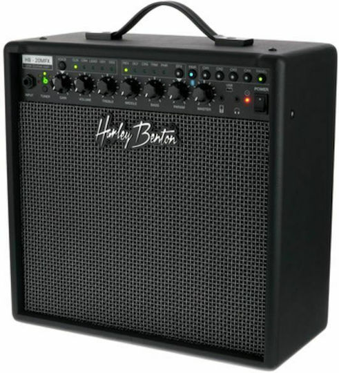 Harley Benton HB-20MFX Combo Ενισχυτής Ηλεκτρικής Κιθάρας 1 x 8" 20W Μαύρος