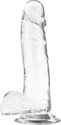 XRay Cock with Balls Realistisches Dildo mit Hoden und Saugnapf Clear 21cm