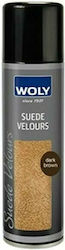 Woly Velours Spray Βαφή για Suede Παπούτσια Dark Brown 250ml