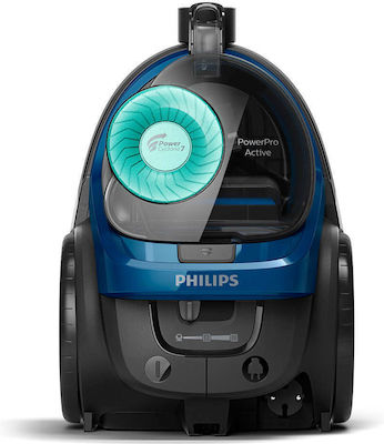 Philips Ηλεκτρική Σκούπα 900W με Κάδο 1.5lt Μπλε