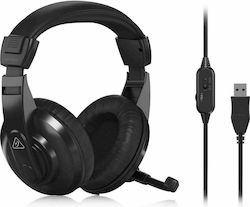 Behringer HPM1100U Over Ear Multimedia Ακουστικά με μικροφωνο και σύνδεση USB-A