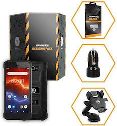 Hammer Energy 2 Extreme Pack Dual SIM (3GB/32GB) Rezistent Smartphone Negru