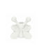 Kleine Wolke Jolly Butterfly 8054100887 Haken Badezimmer Doppelt Saugnapf ​8x6.9cm Weißes