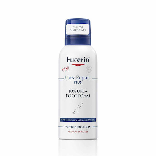Eucerin Urea Repair Plus Αφρός για Σκασμένες Φτέρνες με 10% Ουρία 10% Urea Foot Foam 150ml