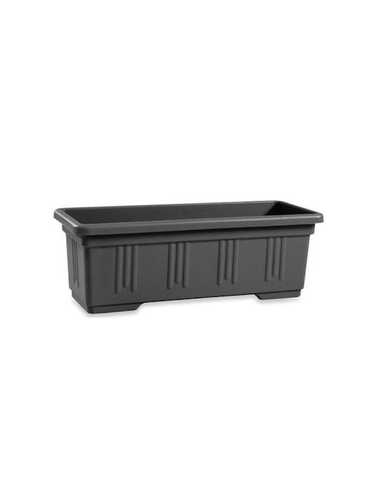 Viosarp Rialto Planter Box 50x17cm Cărbune de lemn 8008133585557