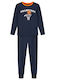 Name It Set Top & Bottom Kids Winter Cotton Pyjamas Blue