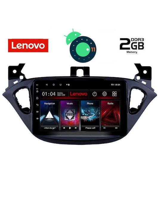 Lenovo LVB 4486_GPS Ηχοσύστημα Αυτοκινήτου για Opel Corsa 2014 (Bluetooth/USB/WiFi/GPS) με Οθόνη 9"
