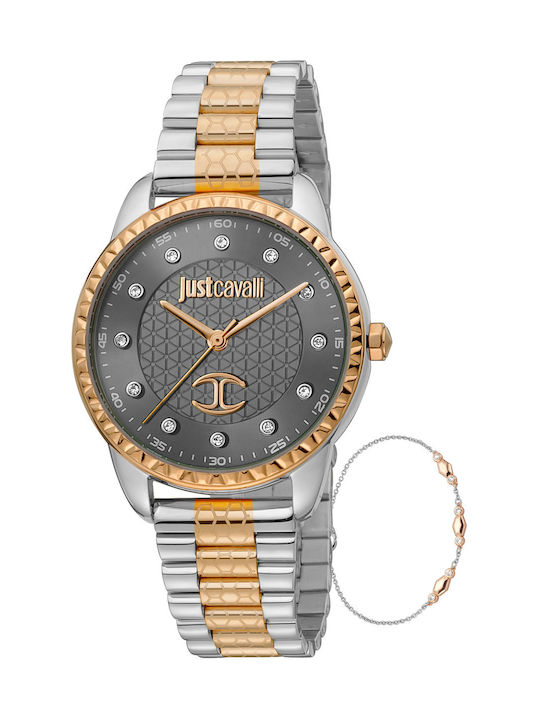 Just Cavalli Uhr mit Metallarmband