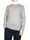 Malagrida 25317 Men's Long Sleeve Sweater Beige